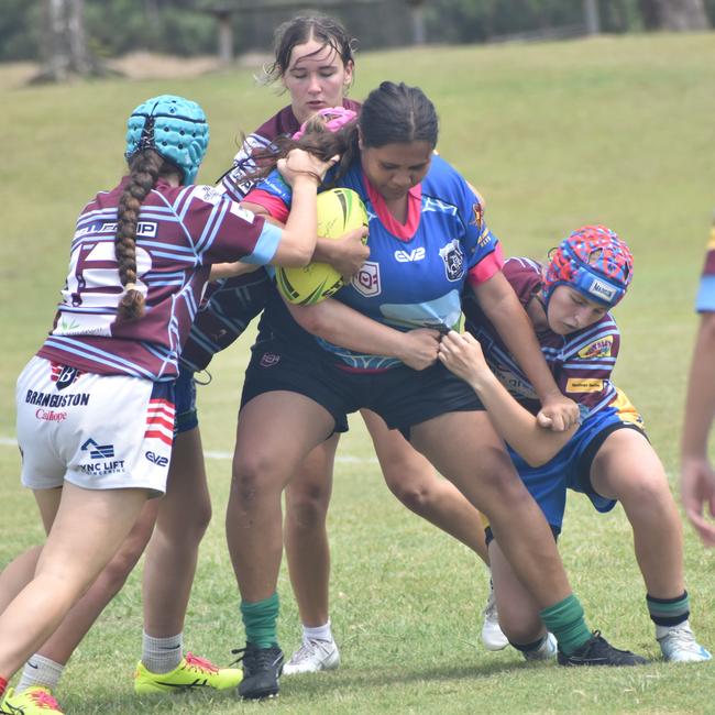 Faces of the CQ Capras under-17 and under-19 girls open trials at St Brendan's College, Yeppoon, on November 16, 2024. Photo: Pam McKay