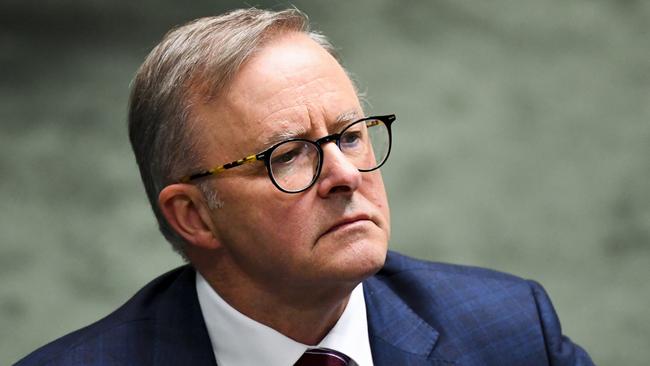 Australian Opposition Leader Anthony Albanese has announced an ambitious climate policy. Picture: AAP Image/Lukas Coch