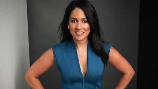 ** FOR WEEKEND USE IN MELB ONLY, EMBARGOED UNTIL LATE FEB 2016 ** Mel McLaughlin - Channel 10 Sports Reporter. Picture Craig Greenhill