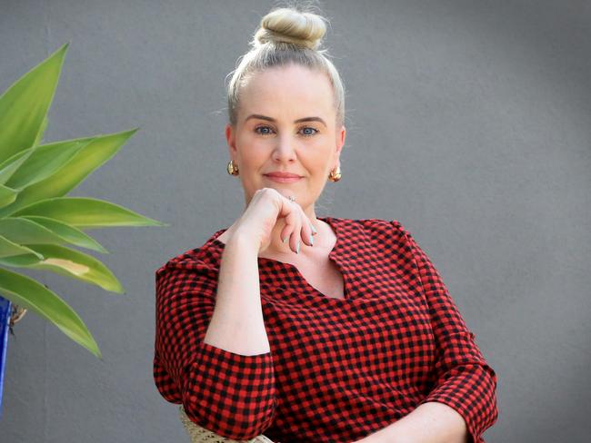 Helene Sheehan a beauty therapist from Brisbane had a heart attack two years ago at the age of 41, she was 20 minutes away from death Picture: Jamie Hanson