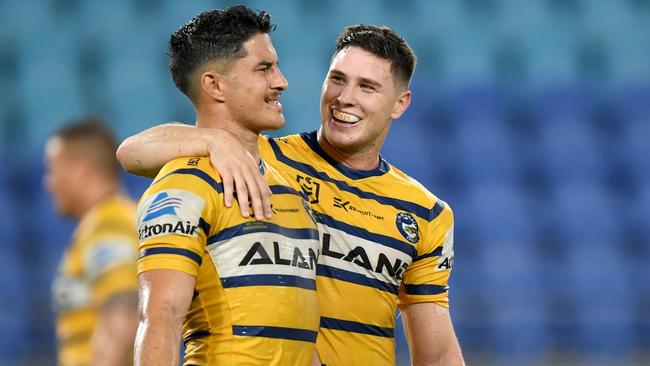 Dylan Brown (left) has struggled in the absence of Mitch Moses.