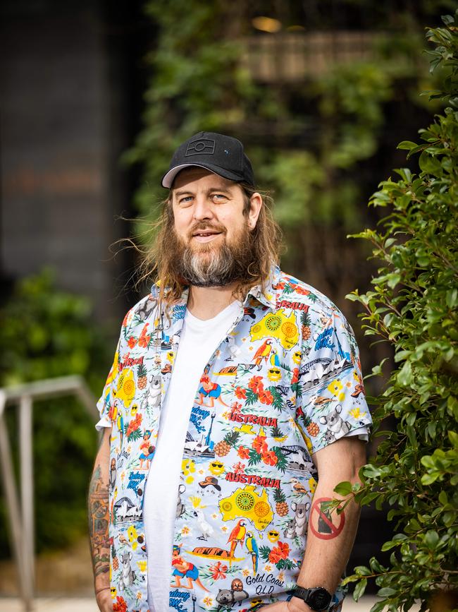 Marc Ryan, aka ‘The Beautiful Bogan’ Picture: Tom Huntley