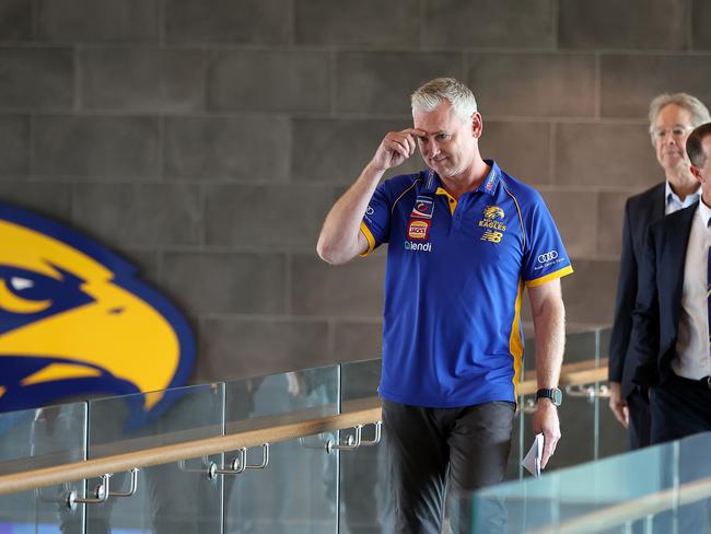 Adam Simpson was this week sacked by the West Coast Eagles. Picture: Paul Kane/Getty Images