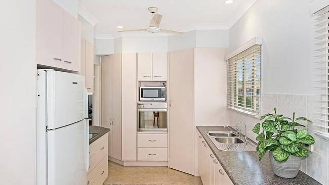 The kitchen inside the home at 13 Princess St, Cannon Hill.