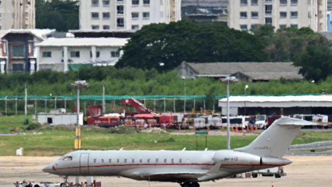 The plane carrying WikiLeaks founder Julian Assange will stop in Bangkok to refuel. Picture: AFP