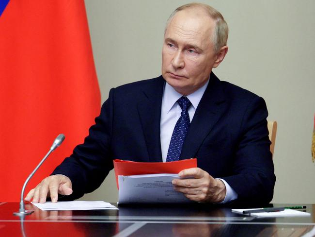 Russian President Vladimir Putin. Picture: Aleksey Babushkin/Pool/AFP