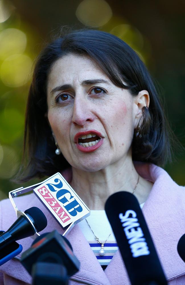 NSW Premier Gladys Berejiklian has been grilled over the loss. Picture: AAP