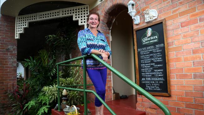 The Quarters Guest House 30 Knowles Street Babinda. Margaret Nelson at the entrance. PICTURE: STEWART McLEAN