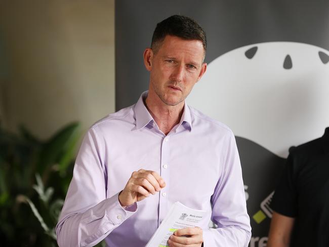 Transport and Main Roads Minister Mark Bailey shut down the call. Picture: Liam Kidston