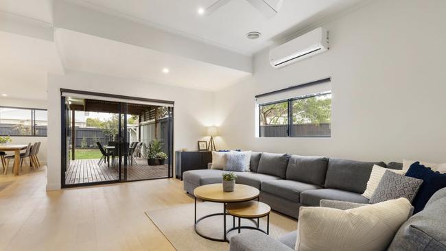 Barry Plant Mentone and Cheltenham Michael Care said the home’s period charm and contemporary elegance captivated potential buyers with its spacious open-plan design.