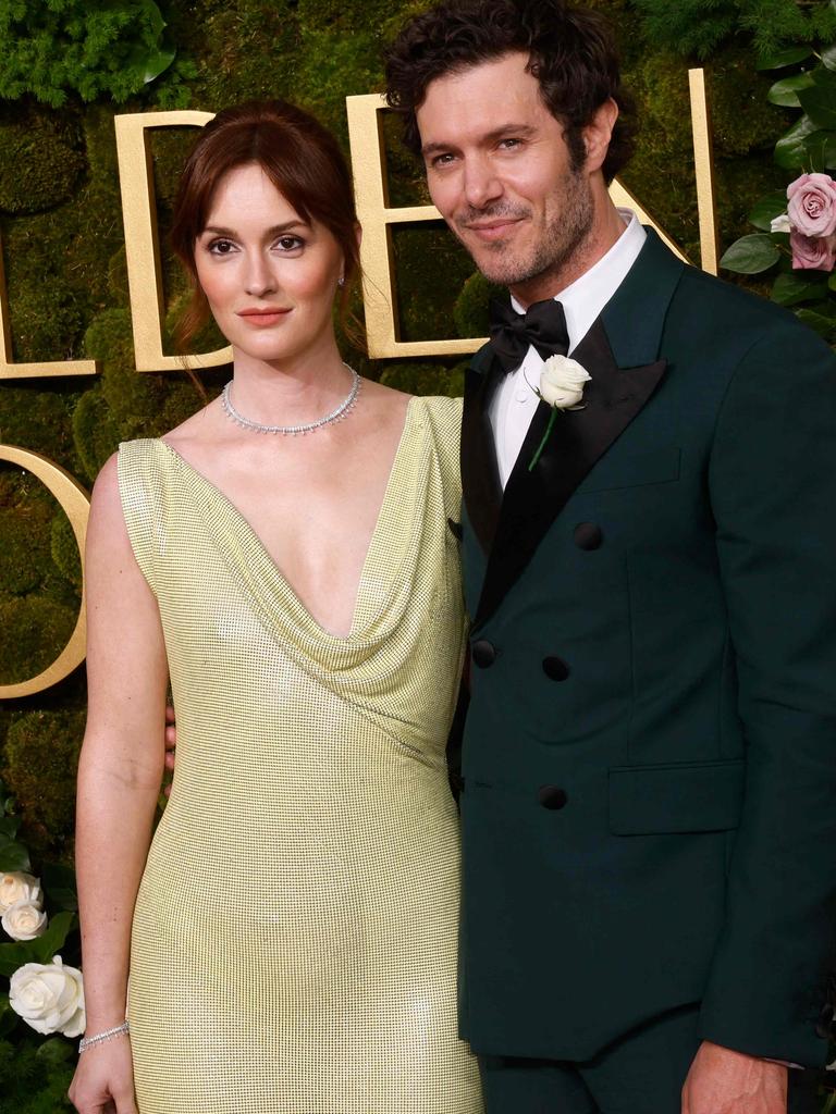 Leighton Meester and Adam Brody are among the flurry of celebrities who have lost their home. Picture: Etienne Laurent/AFP