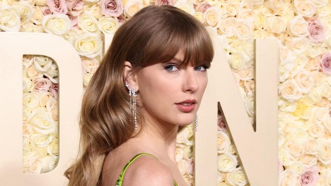 Taylor Swift attends the Golden Globes. Picture: Getty Images