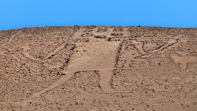 The Atacama Giant in the Atacama Desert near Iquique Chile