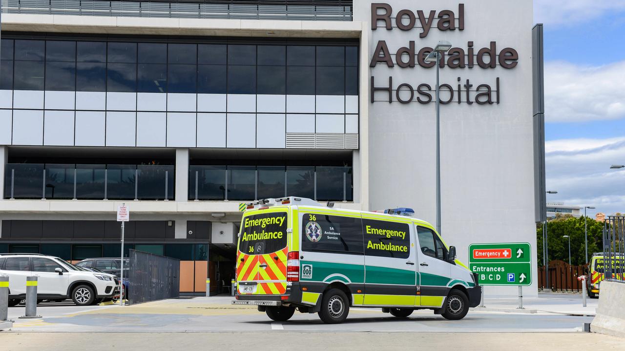 Paramedics flew three patients to Royal Adelaide Hospital for further treatment after the Everard Central crash. Picture: NCA NewsWire/Brenton Edwards