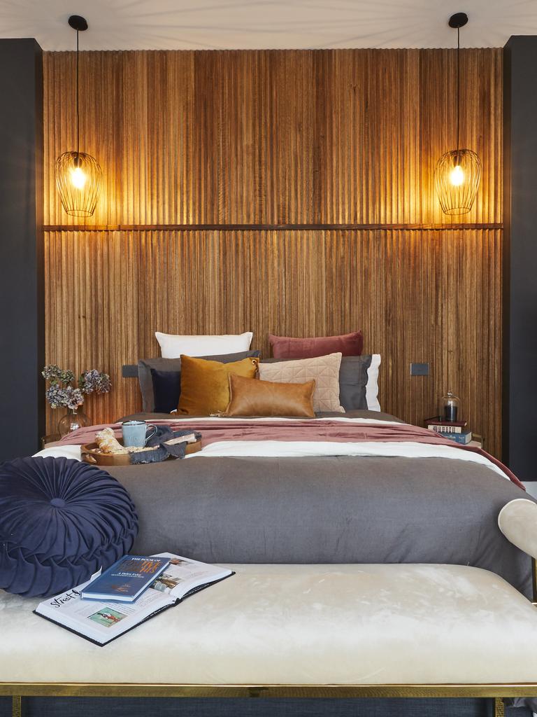 Particularly the timber bar across their feature wall. Picture: The Block