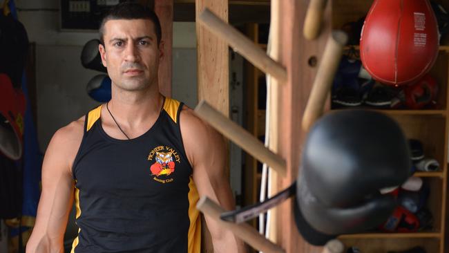 Amateur boxer and accused killer John Peros is suing victim Shandee Blackburn’s mum, Vicki, over Facebook posts made by others on the Justice for Shandee page. Photo Lee Constable / Daily Mercury