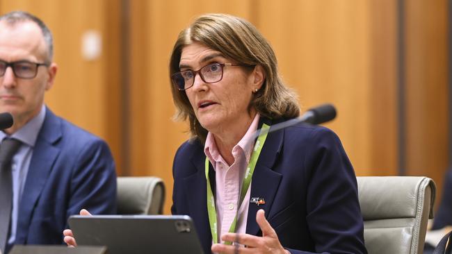 Governor of the Reserve Bank of Australia Michele Bullock told Senate Estimates the central bank is responding to market conditions. Picture: NCA NewsWire / Martin Ollman