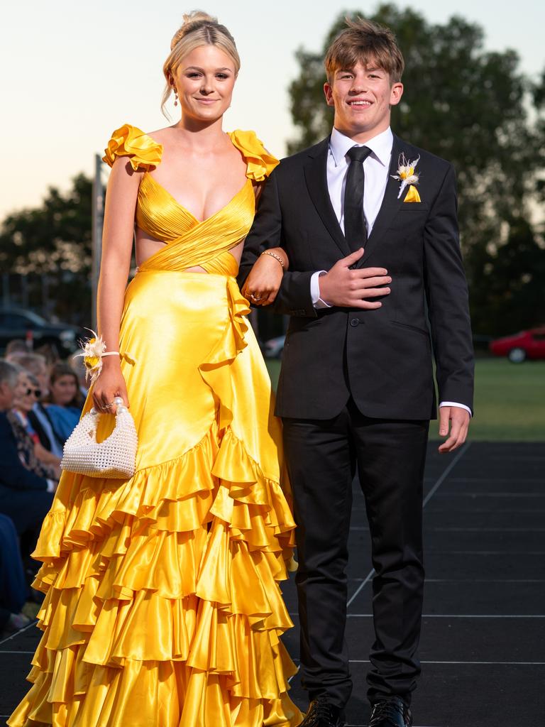 Macey Parker and Safet Dillon at the 2024 Rockhampton Grammar School formal.