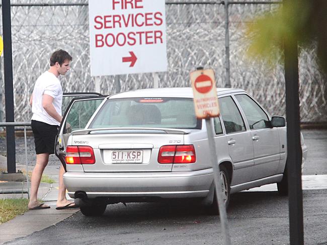 Gable Tostee freed from Wacol Arthur Gorrie Correction centre. Pic Annette Dew