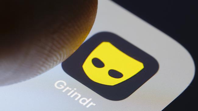 Berlin, Germany - February 26: In this photo illustration the app of Grindr is displayed on a smartphone on February 26, 2018 in Berlin, Germany. (Photo Illustration by Thomas Trutschel/Photothek via Getty Images)