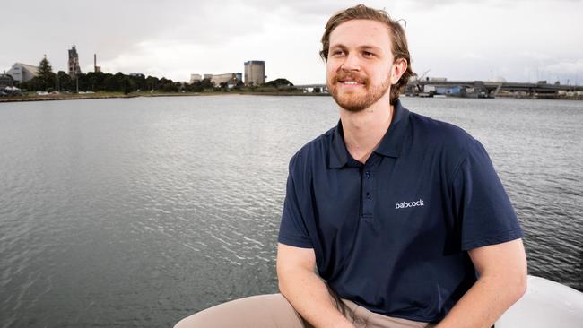 Babcock engineer Matthew Rourke. Picture: Morgan Sette