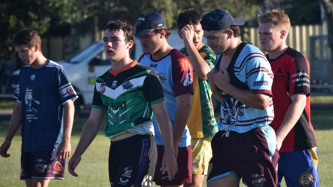 CQ Capras under-16, under-18, under-21 and senior men training at Kettle Park, Rockhampton, on December 3, 2022.