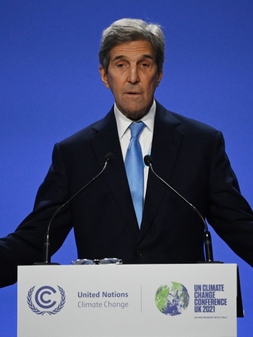 US climate envoy John F. Kerry echoed the comments made by Mr Xie describing the joint deal as a  "roadmap for our present and future collaboration" on climate change. Picture: Getty Images
