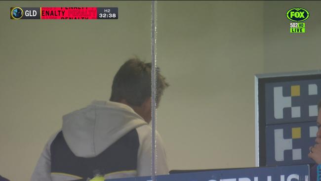 And then he'd seen enough. Photo: Fox Sports