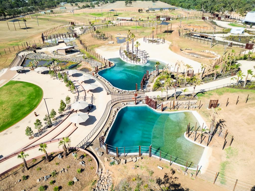 The vast new elephant trail at Werribee Open Range Zoo. Picture: supplied