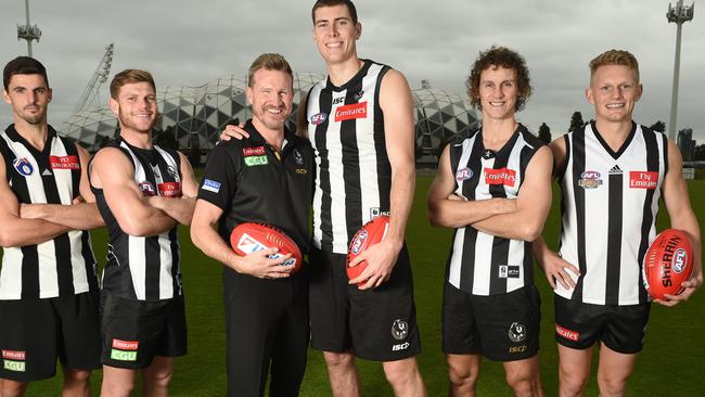 Emirates have resigned with Collingwood Football Club as principal sponsor. Picture: Tony Gough