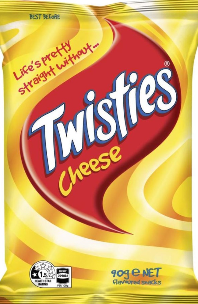 Twisties has revealed it is launching a wild new flavour. Picture: Supplied