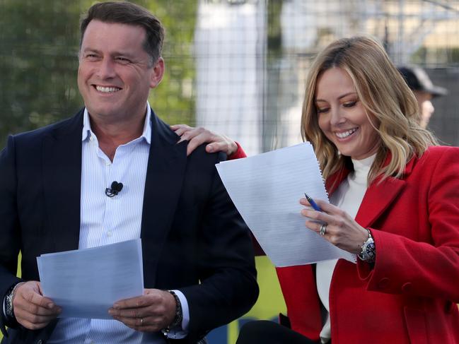 2Karl Stefanovic and Alison Langdon want to reclaim the top spot for Channel 9. Picture: The Australian.