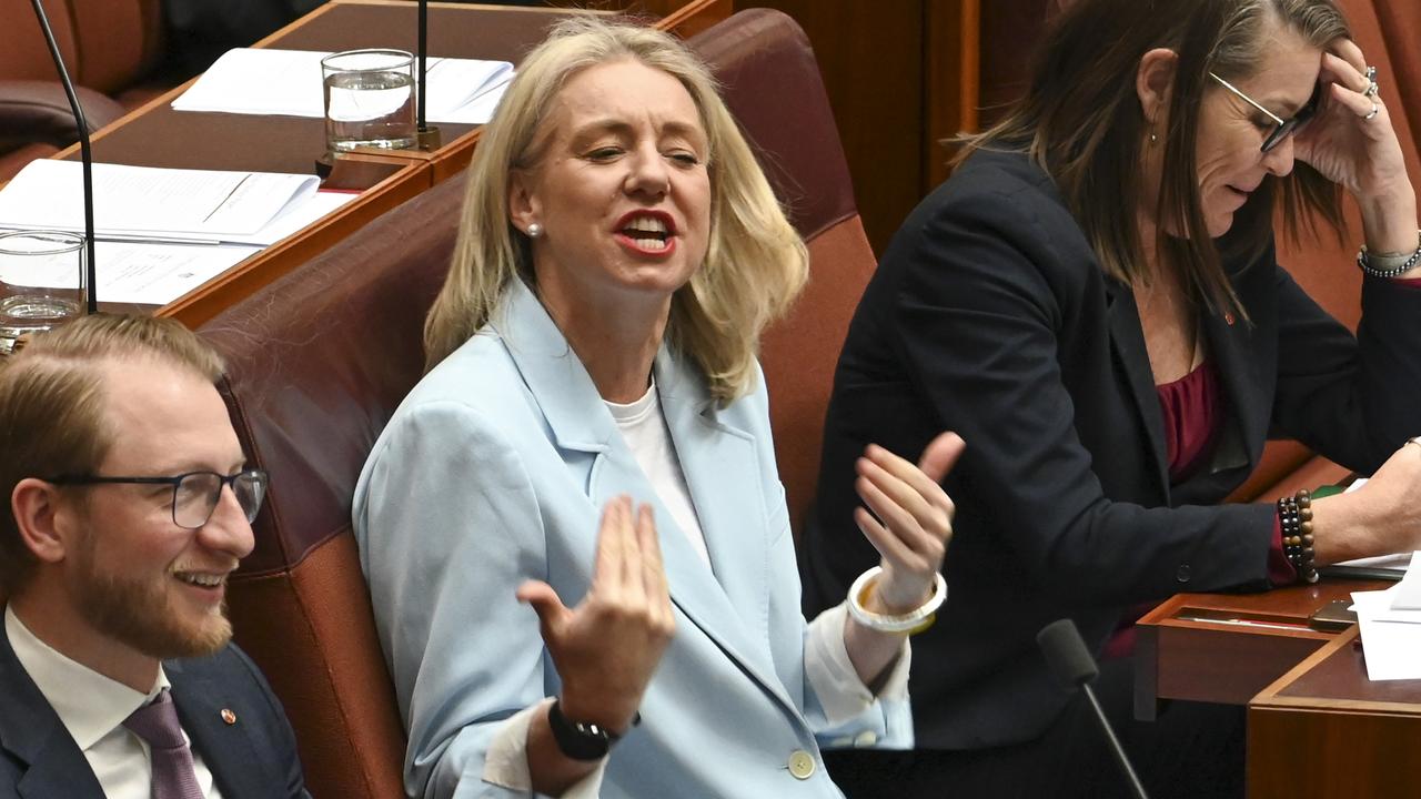 Senator Bridget McKenzie says the Albanese government’s action on card surcharges is ‘like fiddling around the edges while Rome burns’. Picture: NewsWire / Martin Ollman