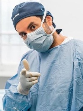 Banned surgeon Daniel Aronov had amassed more than 13 million TikTok followers. Picture: Twitter