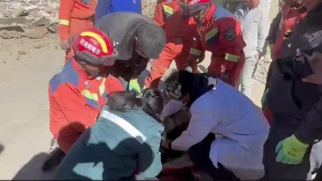 Rescuers Search Rubble After Deadly Earthquake In Tibet 