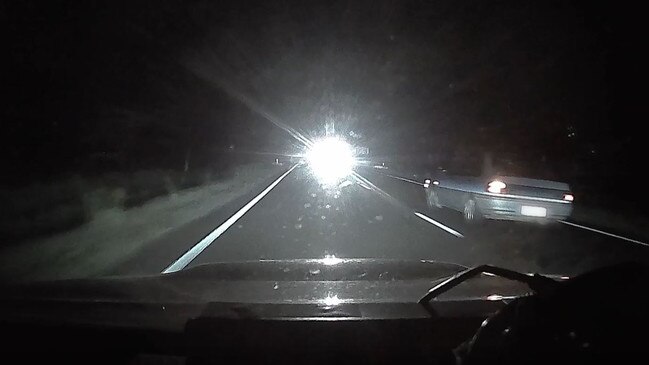 A near miss recorded on dashcam footage on the Sunshine Coast. Picture: QPS