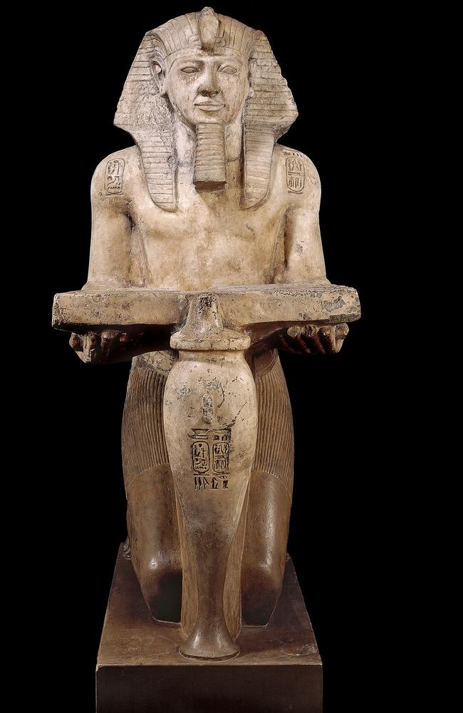 Statue of Ramses II as a high-priest (about 1279-1213 BC). Picture: The Trustees of the British Museum