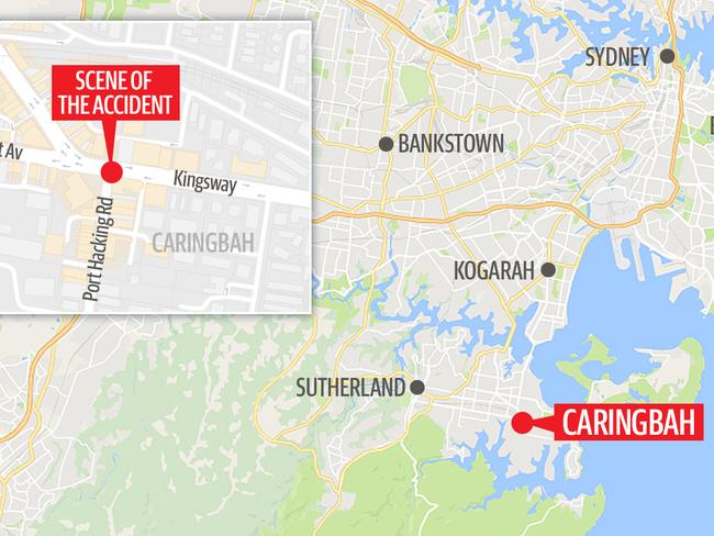 The incident occurred on The Kingsway, near Port Hacking Rd.
