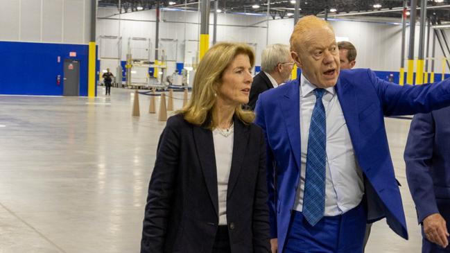 US ambassador to Australia Caroline Kennedy and Anthony Pratt.