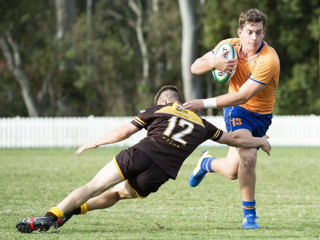 Josh Billing playing for Marist College Ashgrove in 2020. Picture: Renae Droop