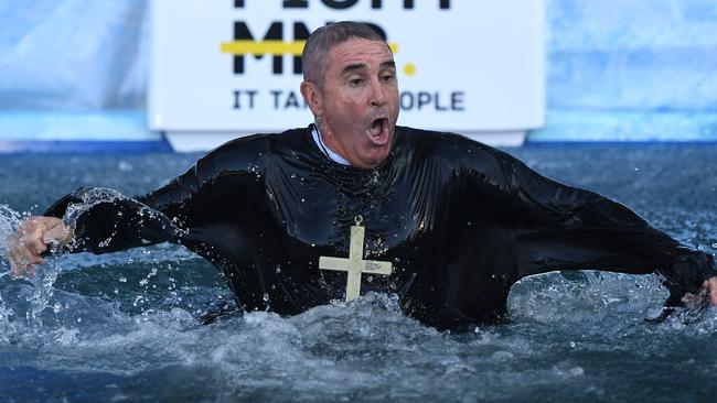 Chris Fagan took part in the Big Freeze in 2018 and has always had a special bond with Neale Daniher. Picture: AAP Images