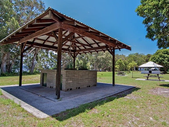 Mungo Brush campground is a popular place near Hawks Nest on the north coast. Featuring caravan sites, it’s near the beach and the lake; you can go fishing, walking and kayaking. Picture: NSW National Parks