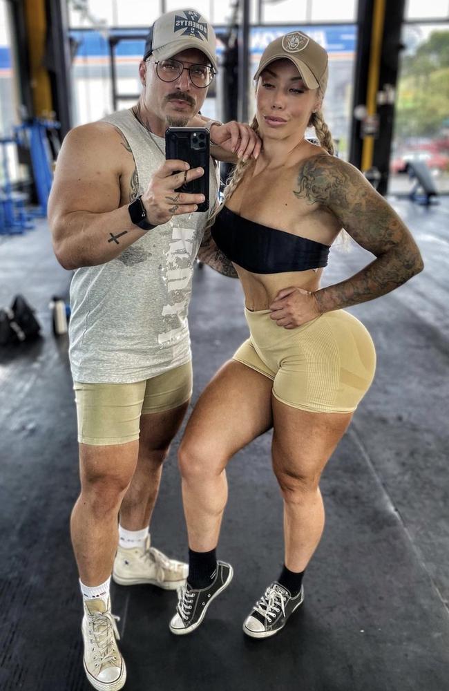 Ms Lezsak was a fellow bodybuilder. Picture: Instagram