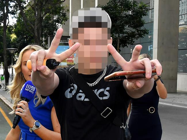 WARNING ## WARNING#### Do not identify this person ####Get name of Vanda.Brisbane Supreme court. Thursday March 13, 2025. Picture, John Gass