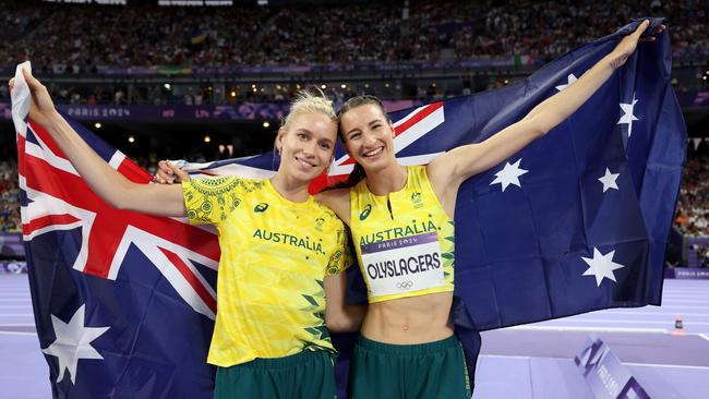 Eleanor Patterson and Nicola Olyslagers both got on the podium. (Photo by Cameron Spencer/Getty Images)