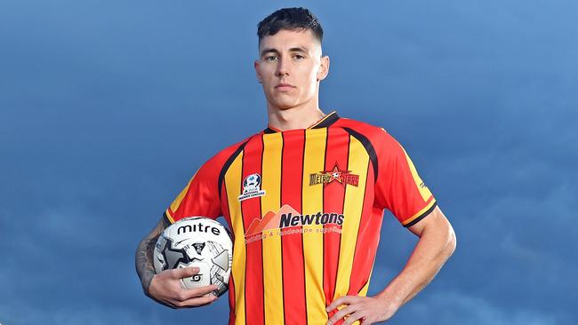 MetroStars midfielder Liam Wooding has won the Sergio Melta Medal.