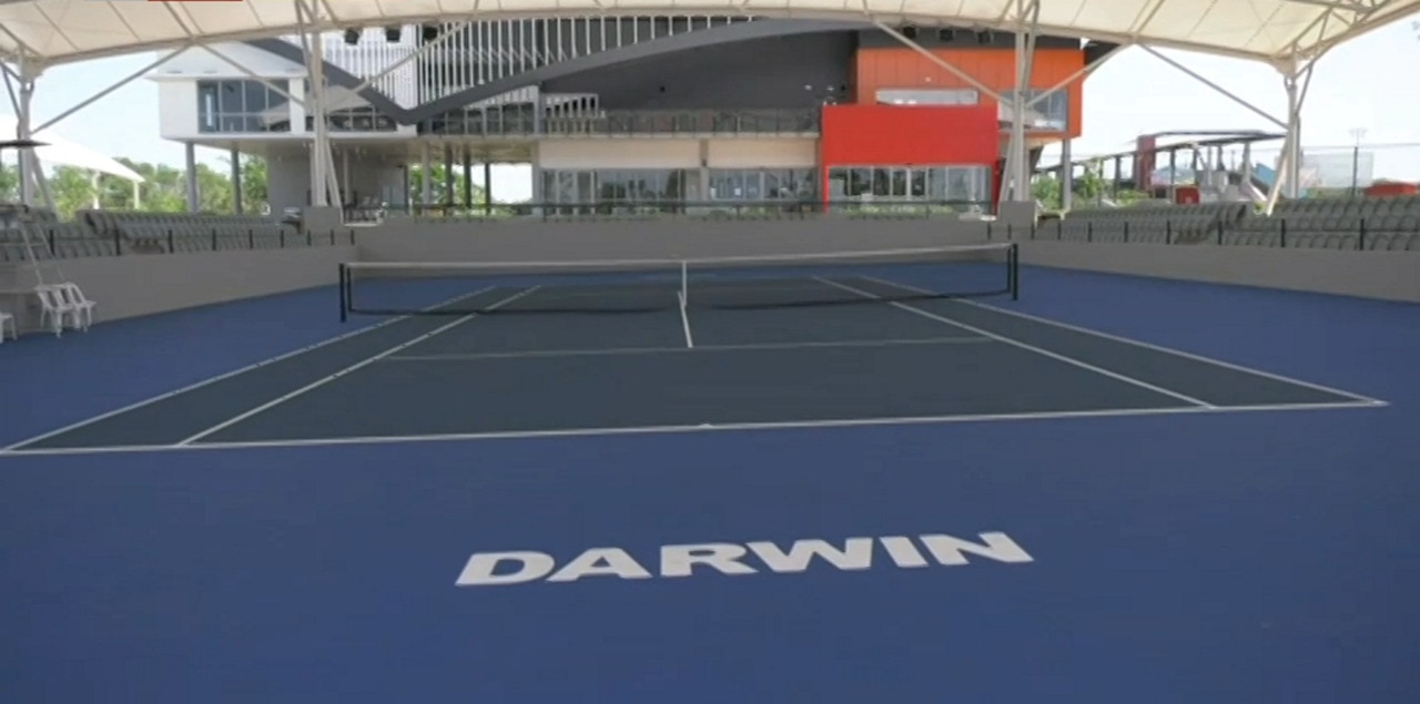 International wheelchair tennis event in NT marred by sloped court