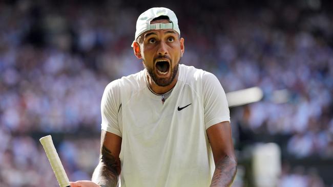 Nick Kyrgios had another temper tantrum. (Photo by Zac Goodwin/PA Images via Getty Images)