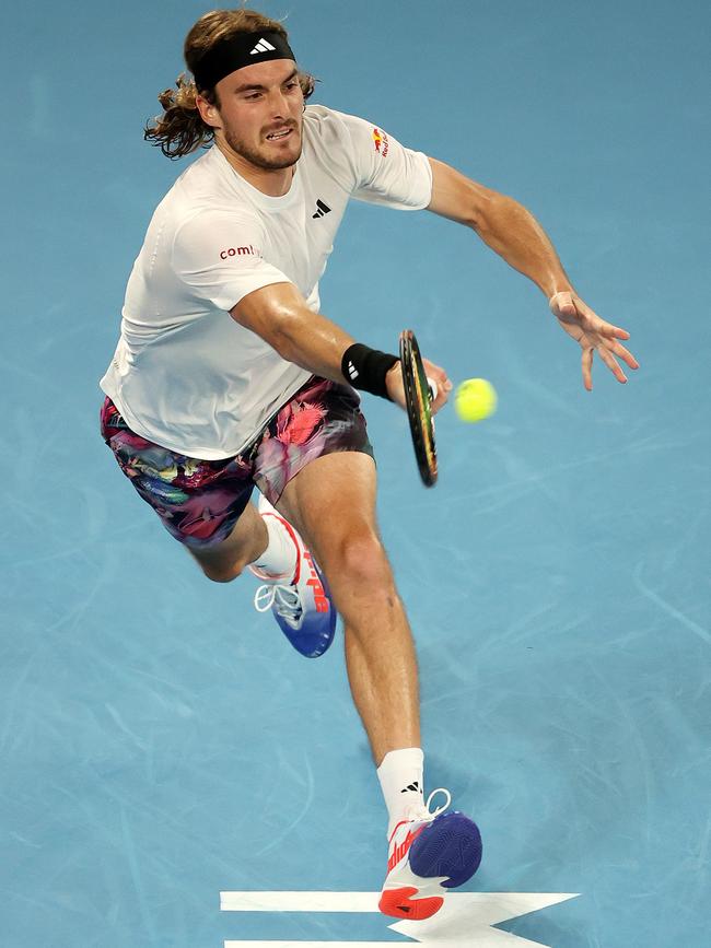 Last year’s AO runner-up Stefanos Tsitsipas is another AO Opening Week participant. Picture: Mark Stewart