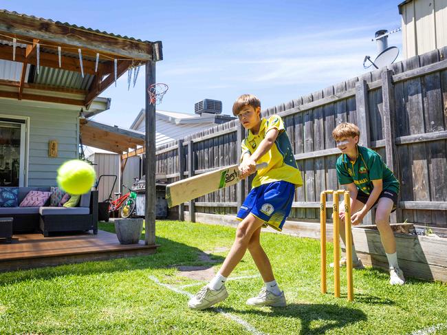 Backyard cricket matches, budget-friendly camping trips, and quick day outings are set to define the Christmas celebrations for Victorians this year. Picture: Mark Stewart